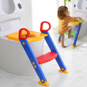 KIDS POTTY TRAINING SEAT WITH STEP STOOL LADDER